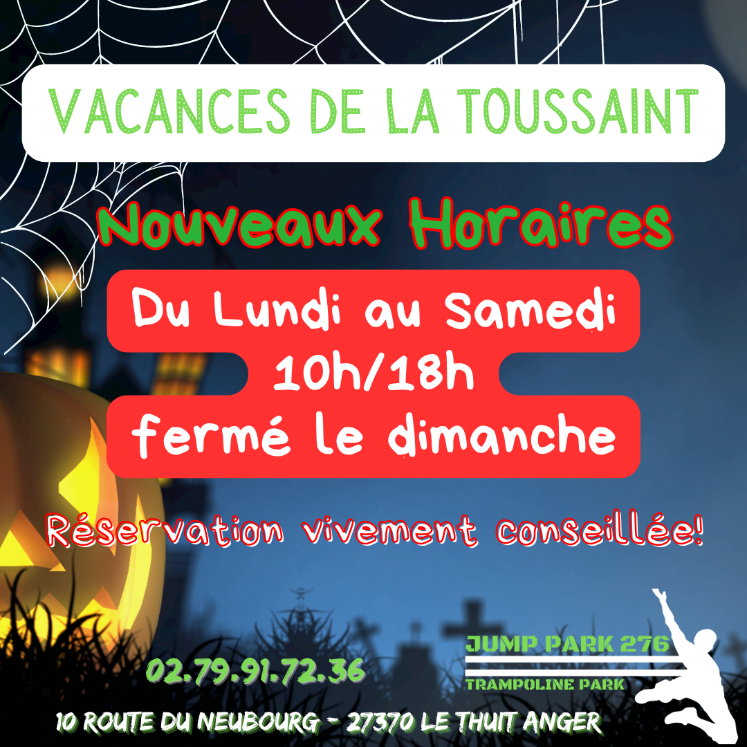 Vacance de la toussaint